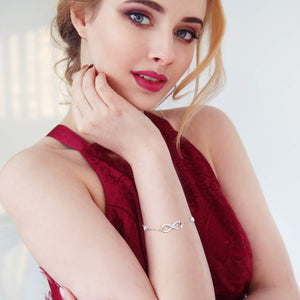 Pulsera Plata 925 Simbolo Amor Infinito